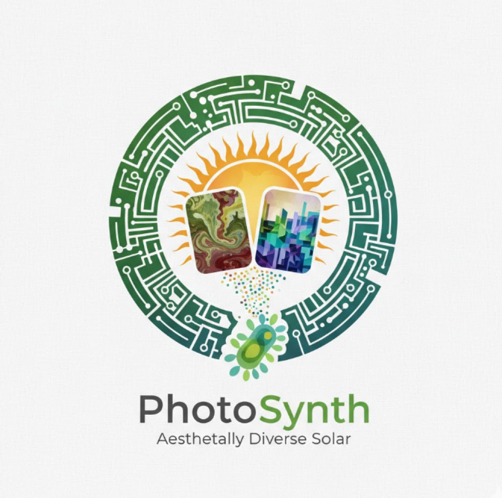 Visually Diversifying Photovoltaic Photographs using Organic Synthetic and Bacterially-derived Pigments